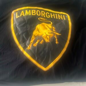 Lamborghini car cover and charger